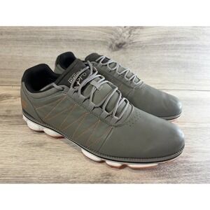 Skechers GoGolf Pro Shoes Mens Size 12.5 Gray Orange Leather 53529 Athletic